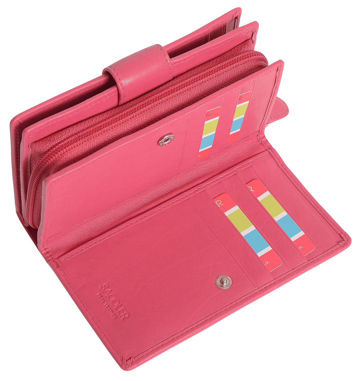 Georgie RFID Leather Double-Sided Purse