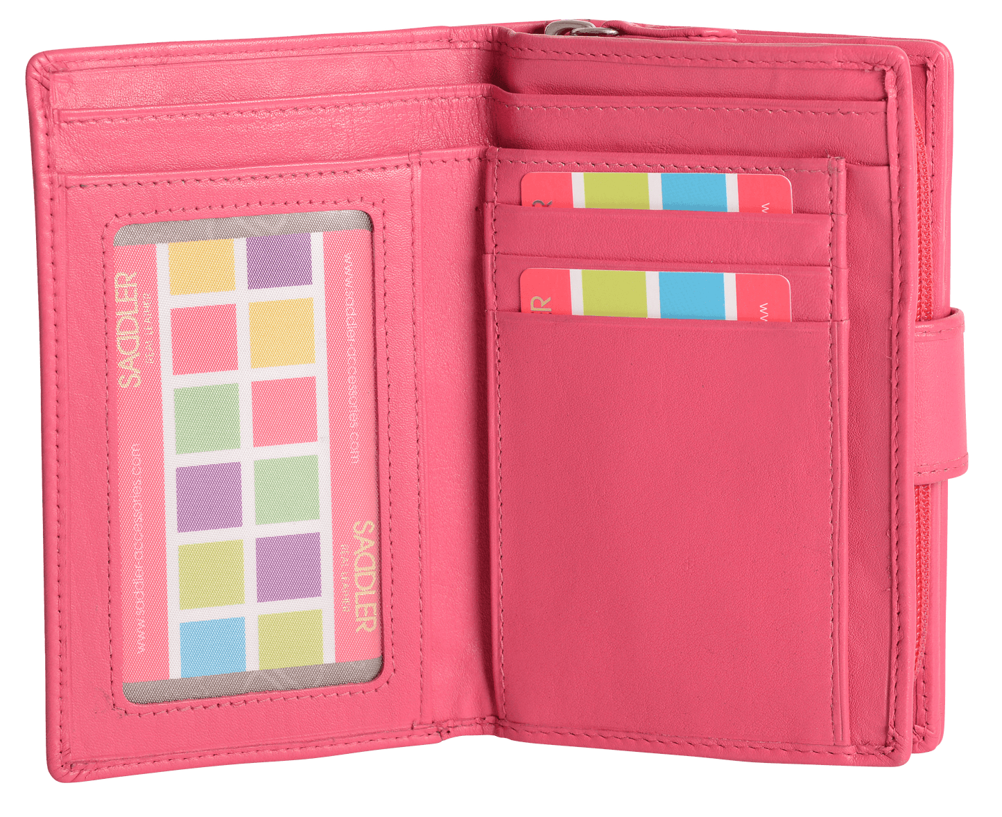 Georgie RFID Leather Double-Sided Purse