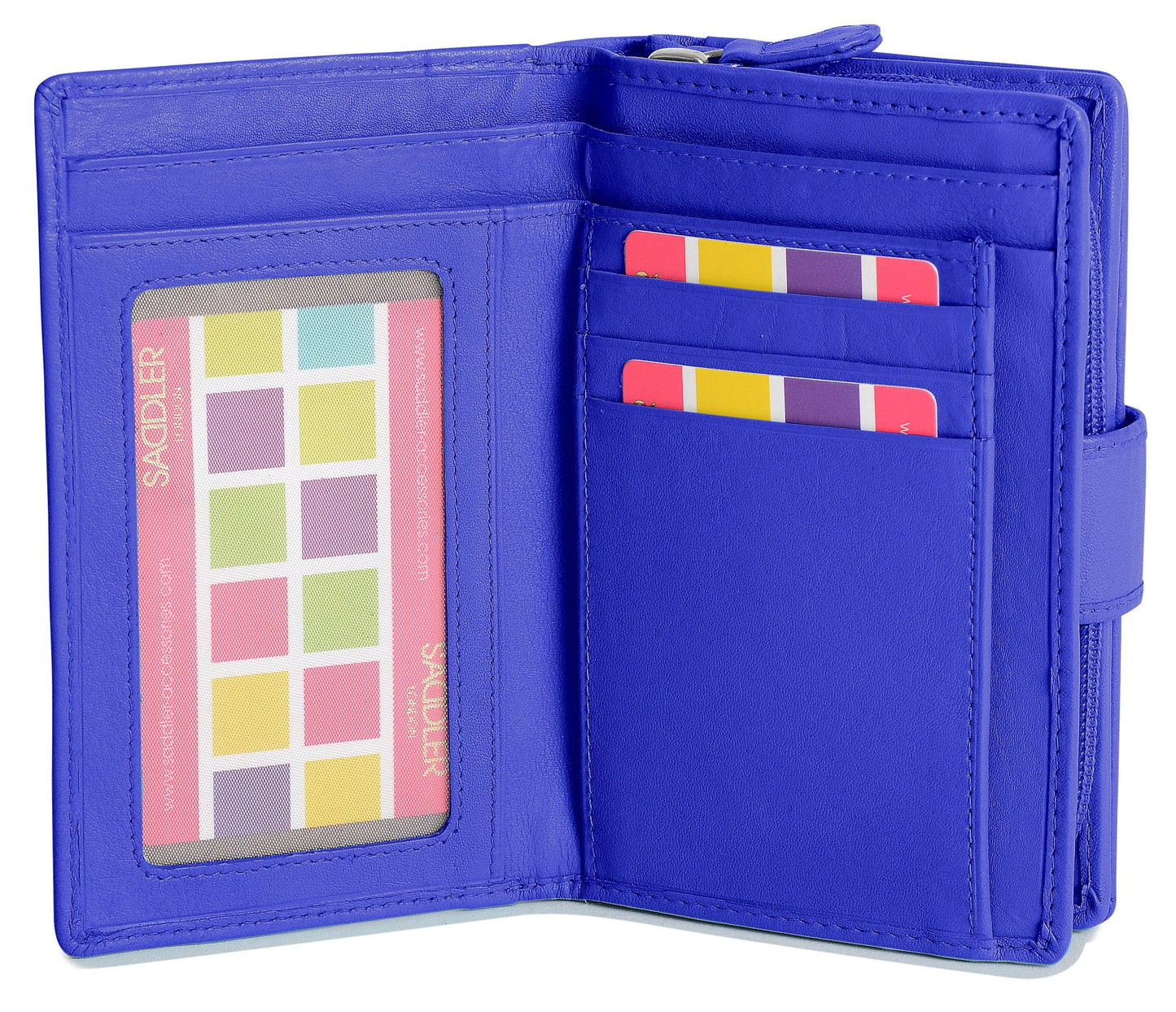 Georgie RFID Leather Double-Sided Purse