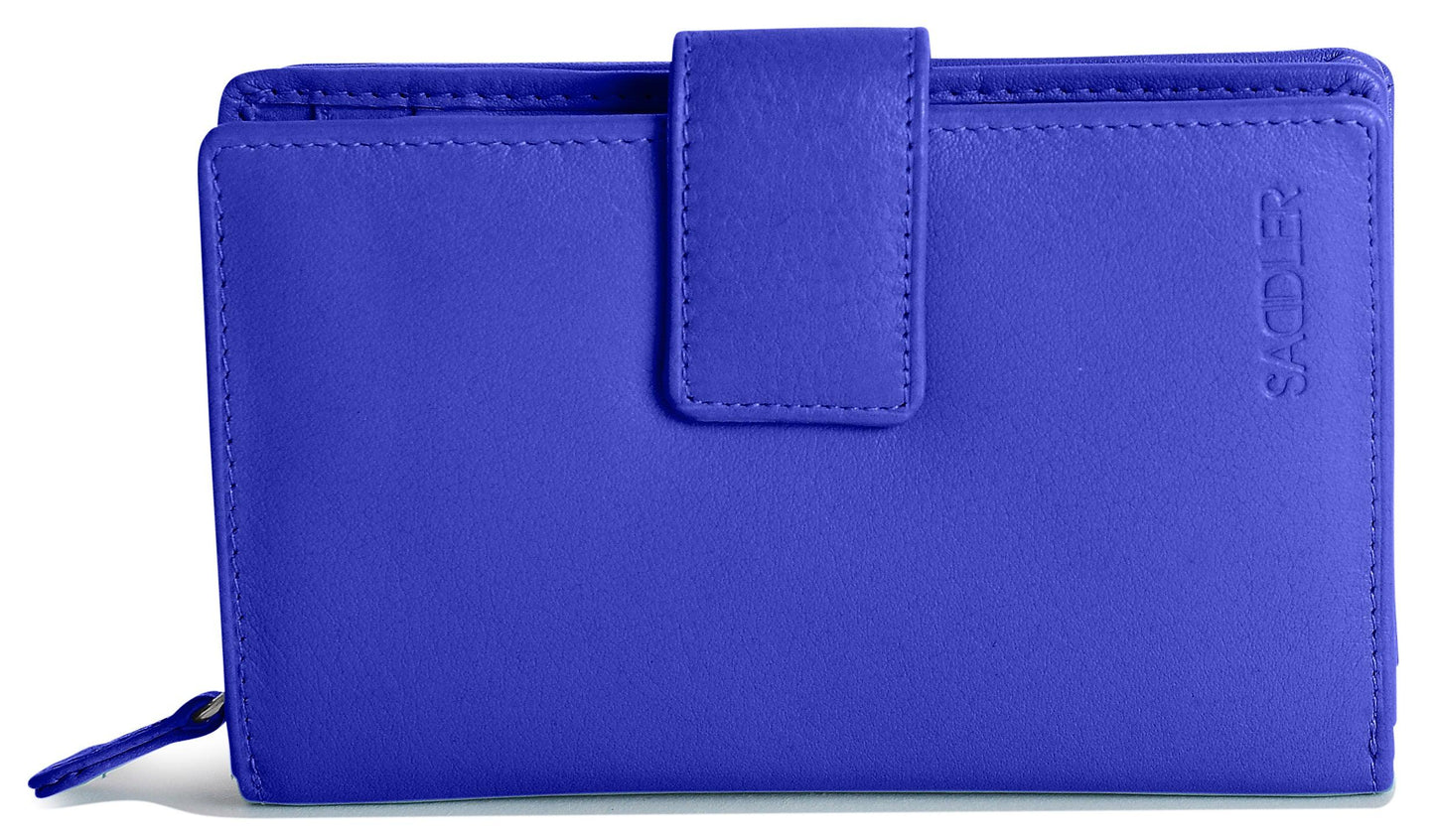 Georgie RFID Leather Double-Sided Purse