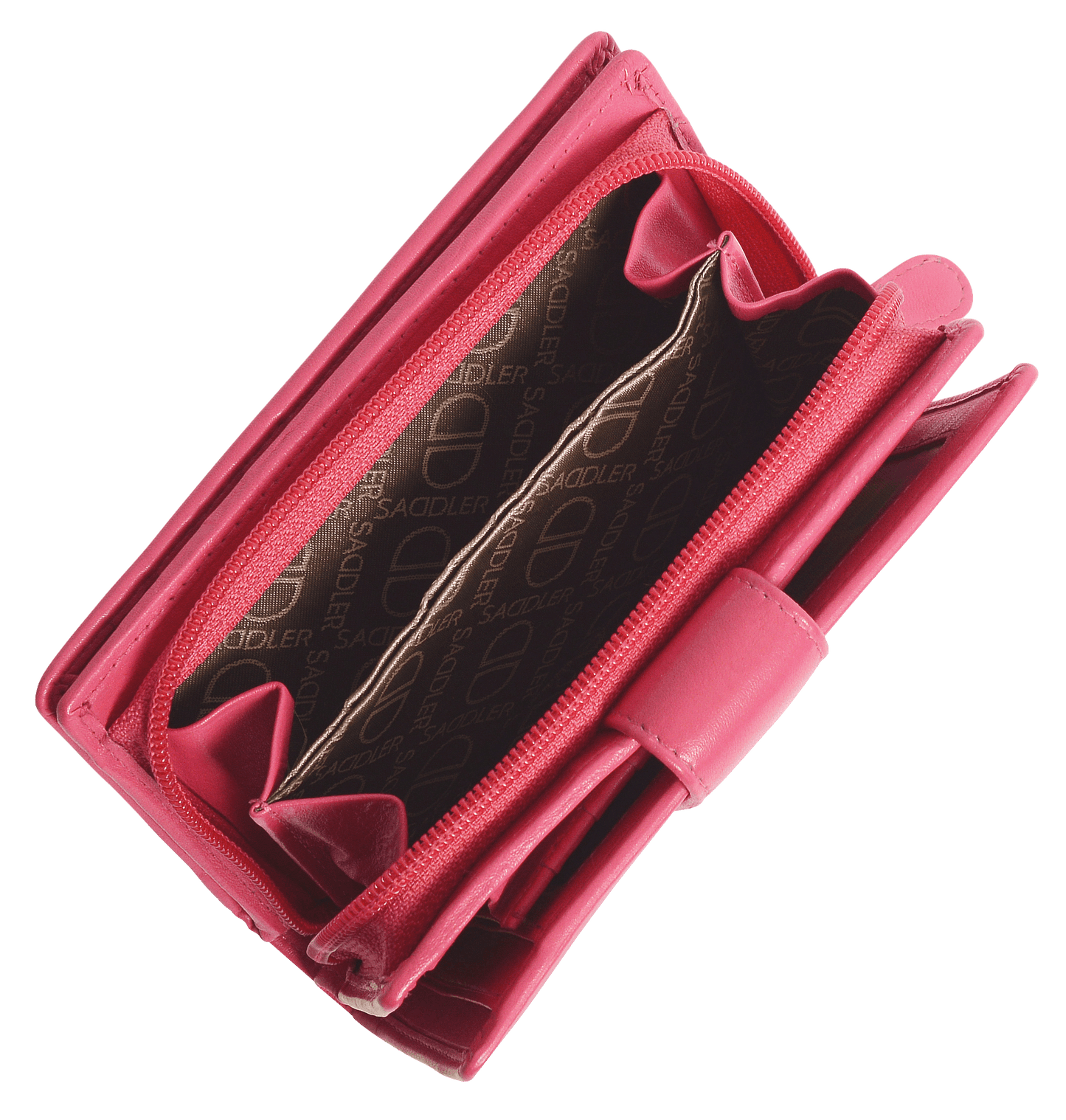 Georgie RFID Leather Double-Sided Purse