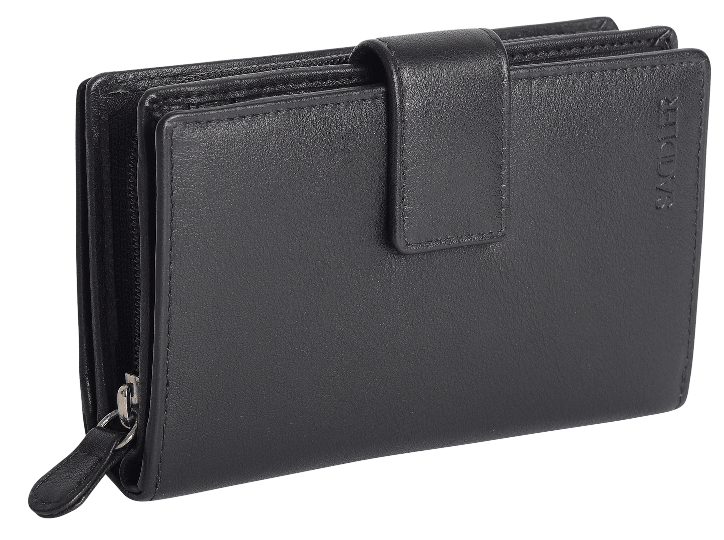 Georgie RFID Leather Double-Sided Purse