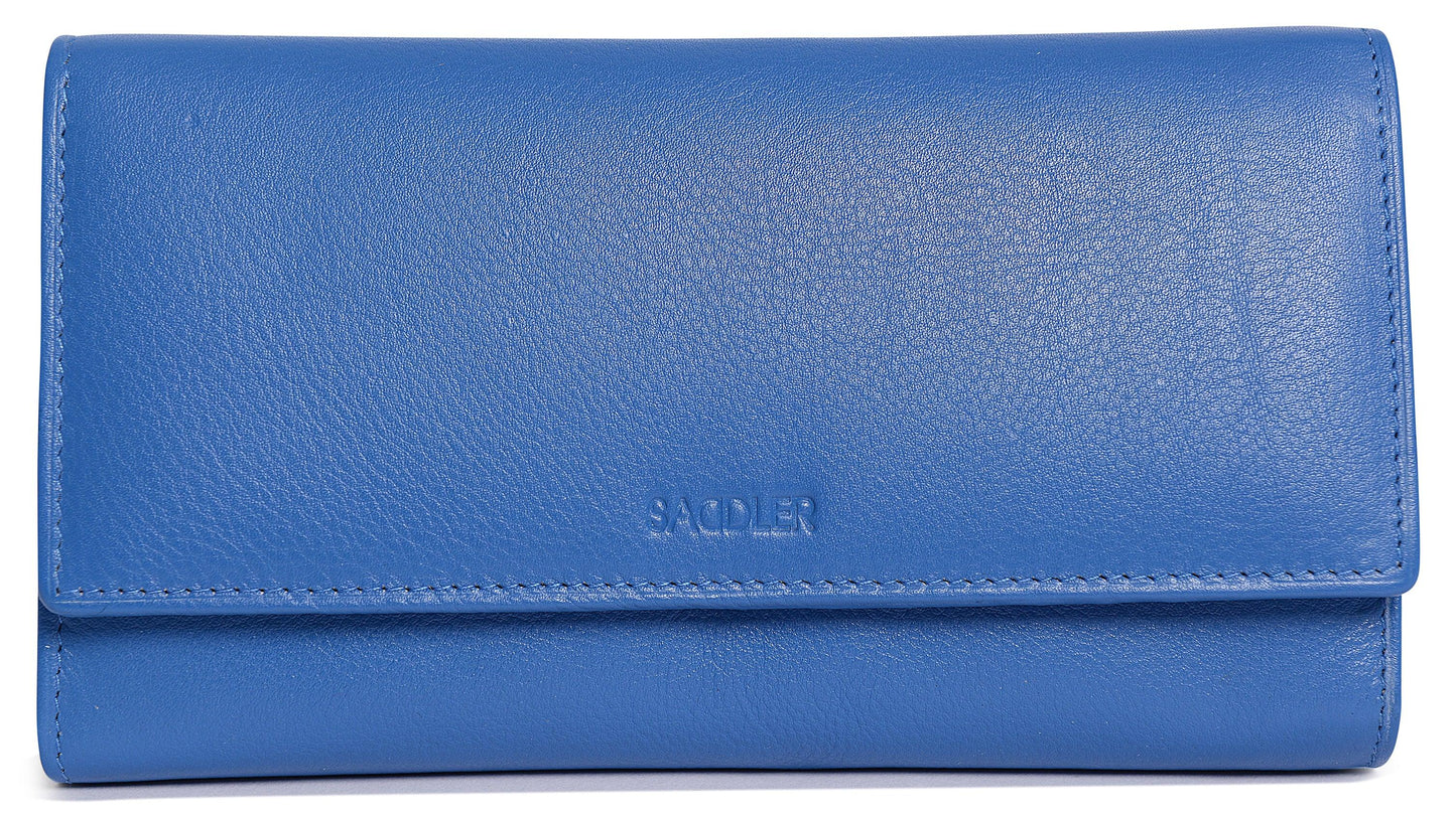 Grace RFID Leather Multi-Section Purse
