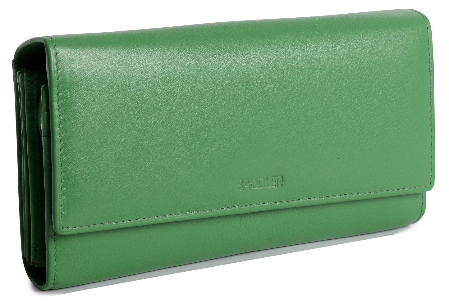Grace RFID Leather Multi-Section Purse