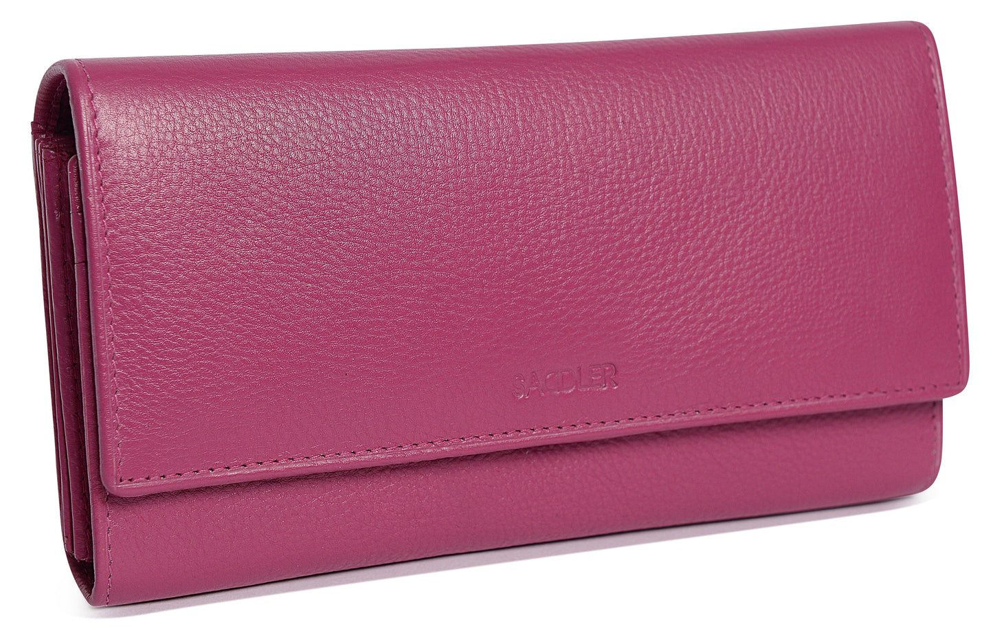 Grace RFID Leather Multi-Section Purse