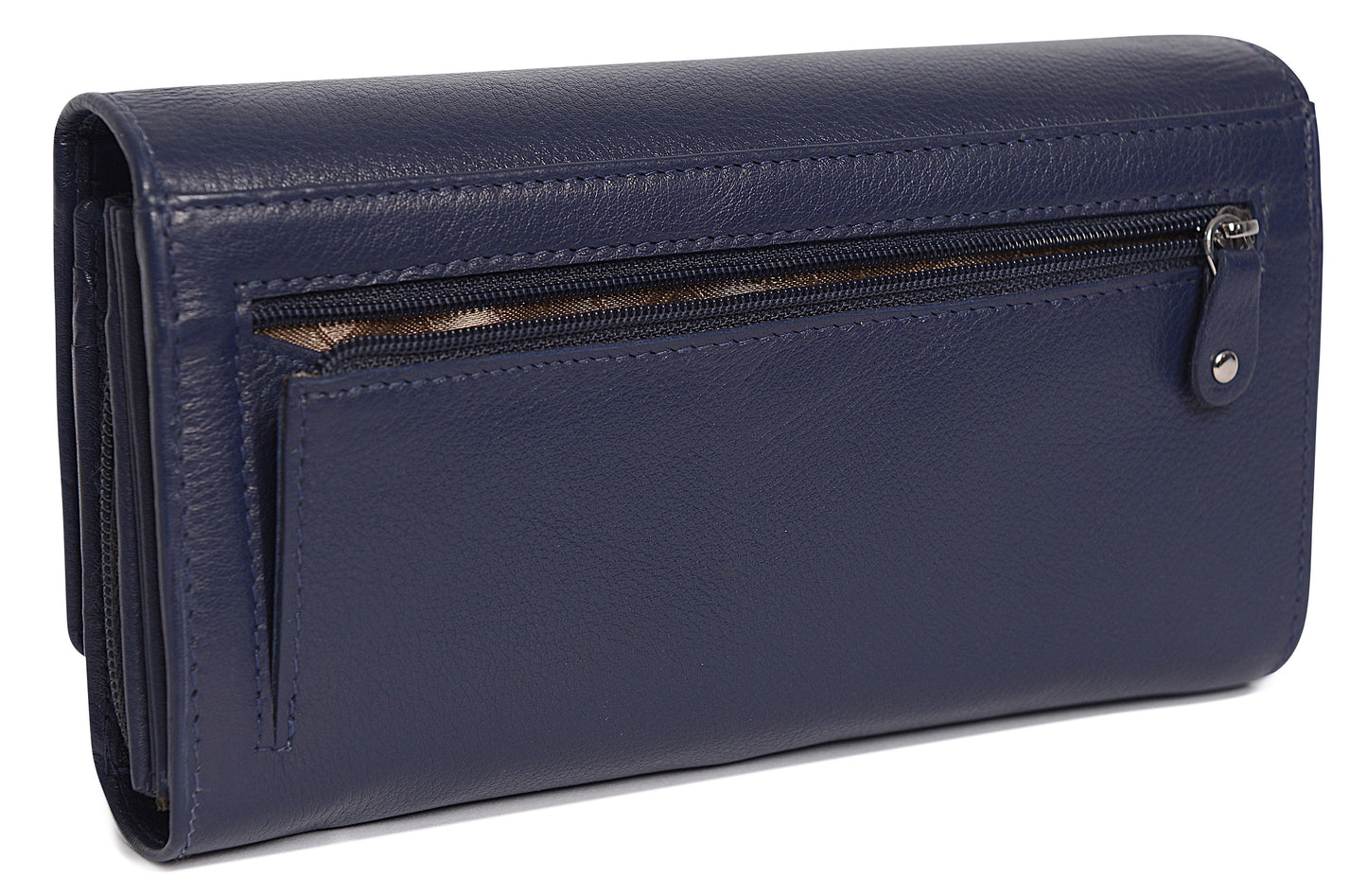 Grace RFID Leather Multi-Section Purse