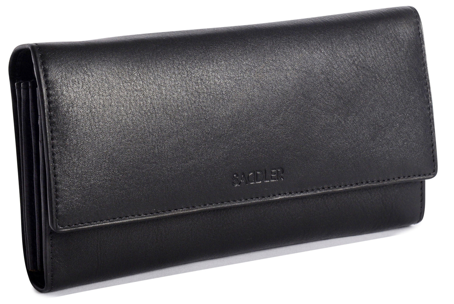 Grace RFID Leather Multi-Section Purse