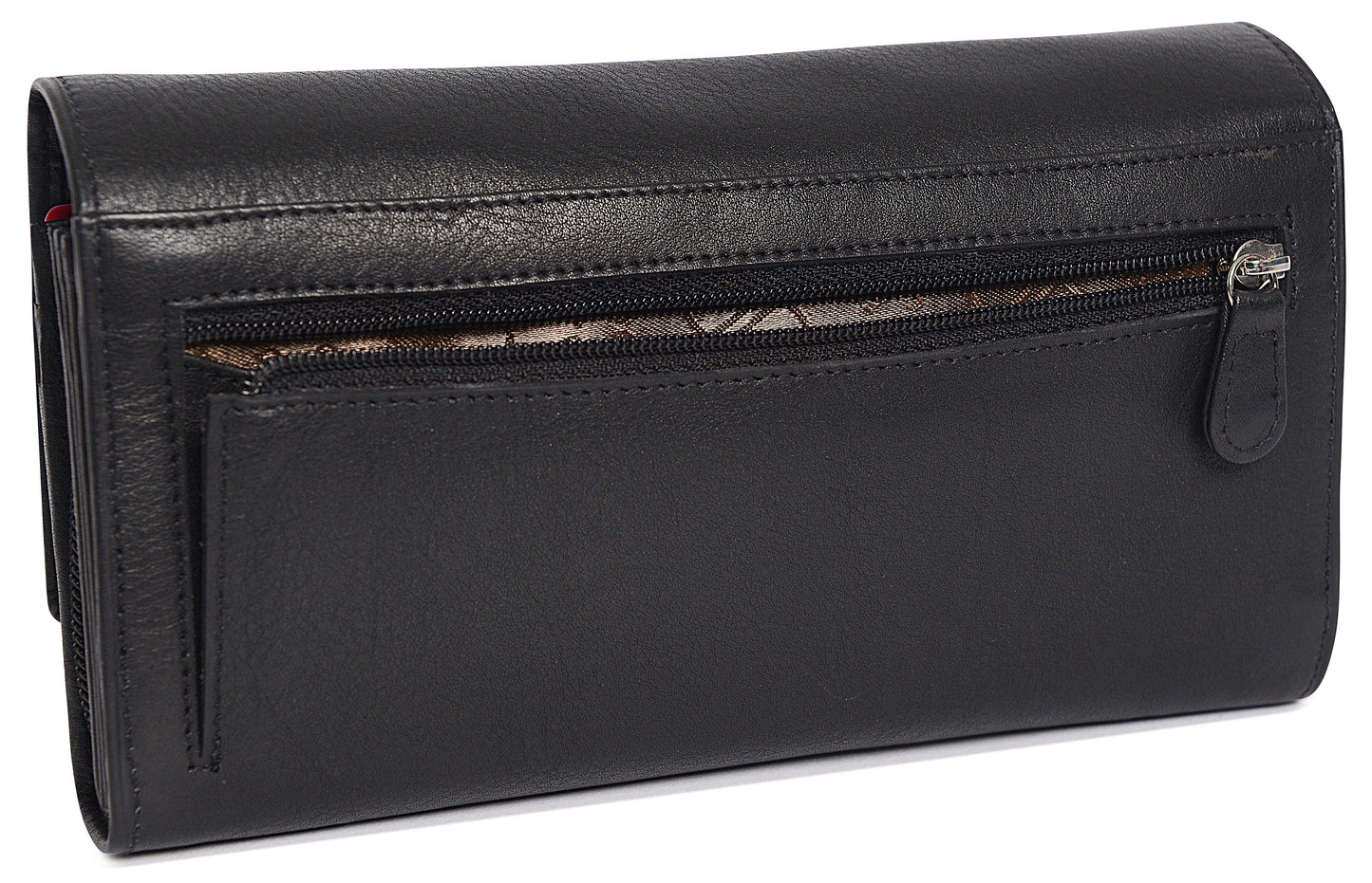 Grace RFID Leather Multi-Section Purse