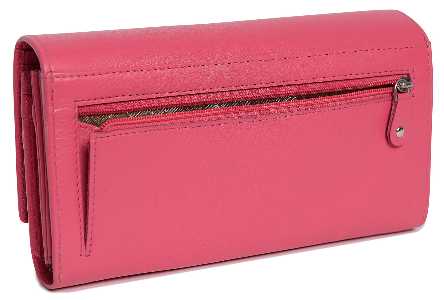 Grace RFID Leather Multi-Section Purse