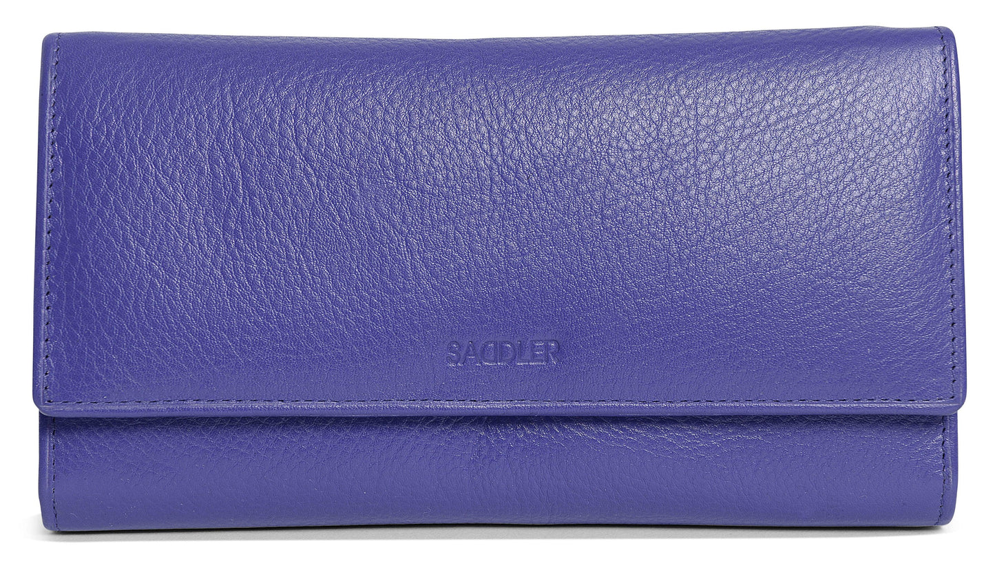 Grace RFID Leather Multi-Section Purse