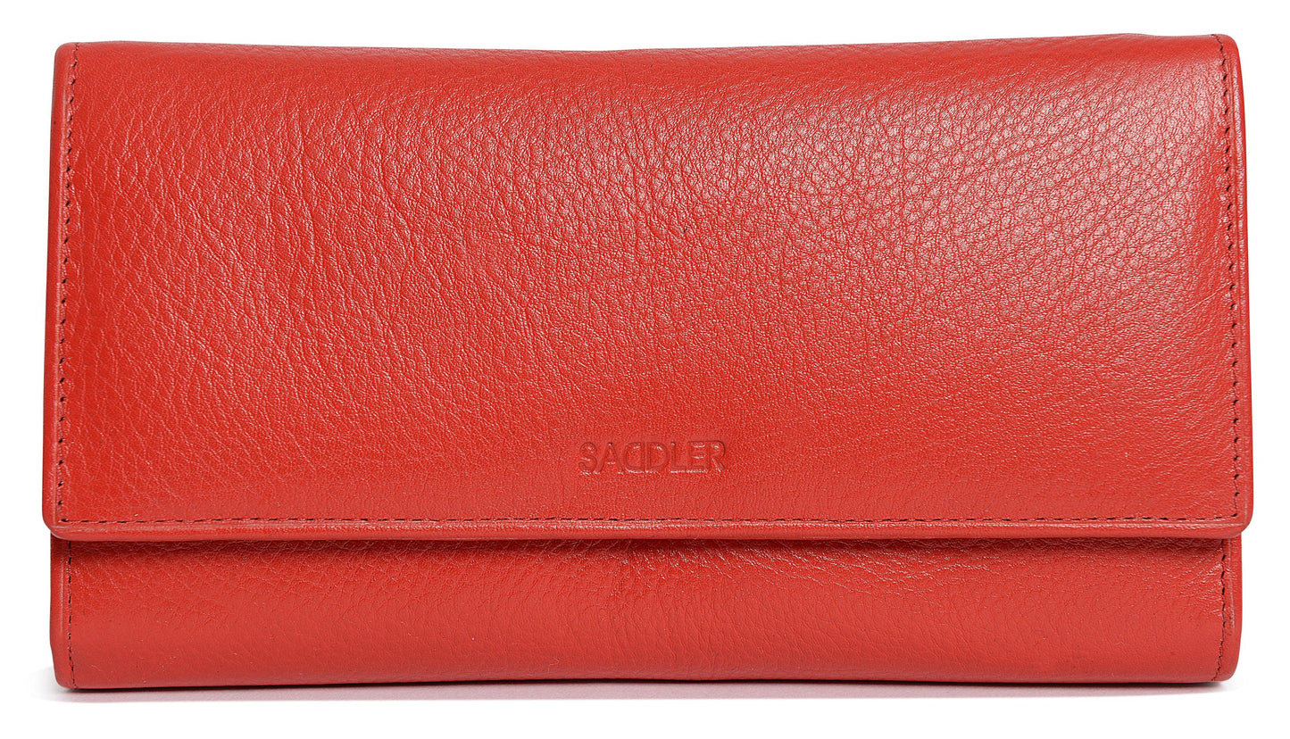 Grace RFID Leather Multi-Section Purse