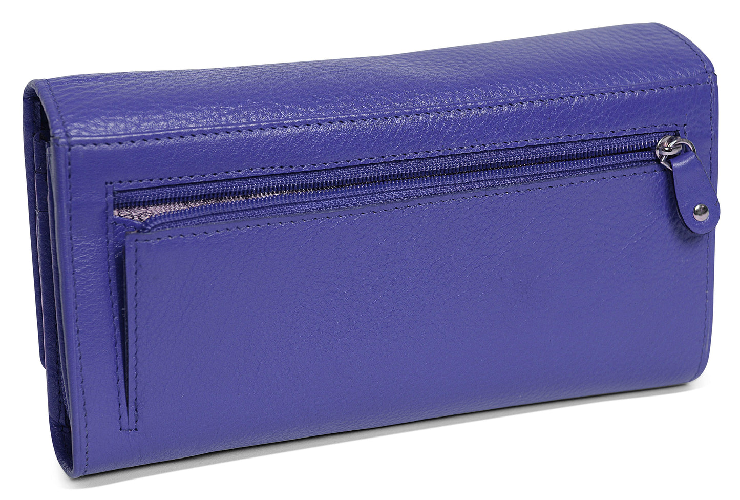 Grace RFID Leather Multi-Section Purse