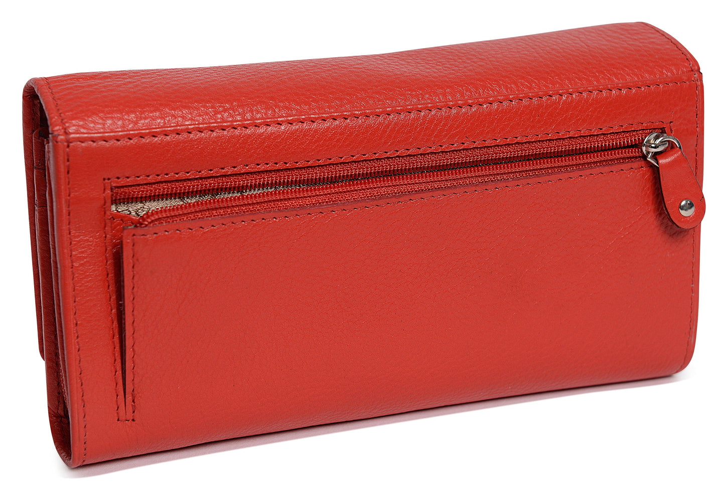 Grace RFID Leather Multi-Section Purse