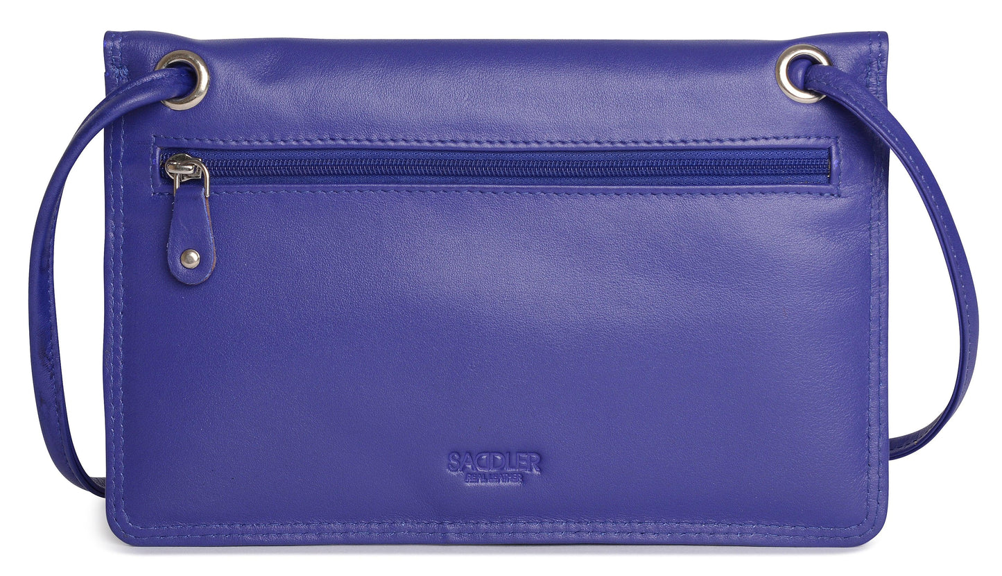 Isabelle RFID Leather Slimline Crossbody Bag