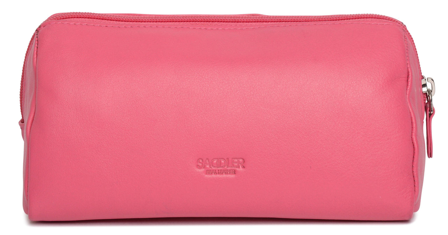Megan RFID Leather Cosmetic Bag