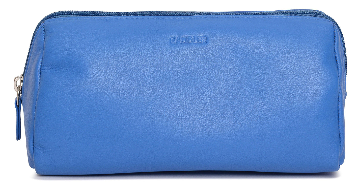 Megan RFID Leather Cosmetic Bag