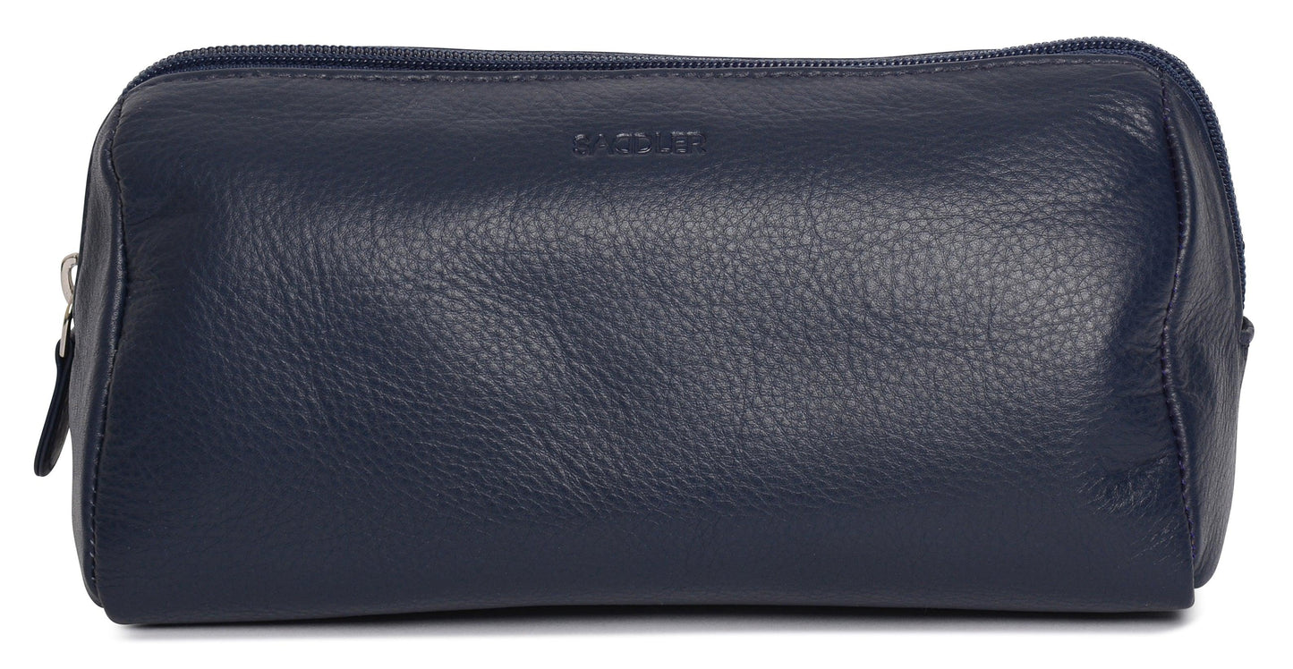 Megan RFID Leather Cosmetic Bag
