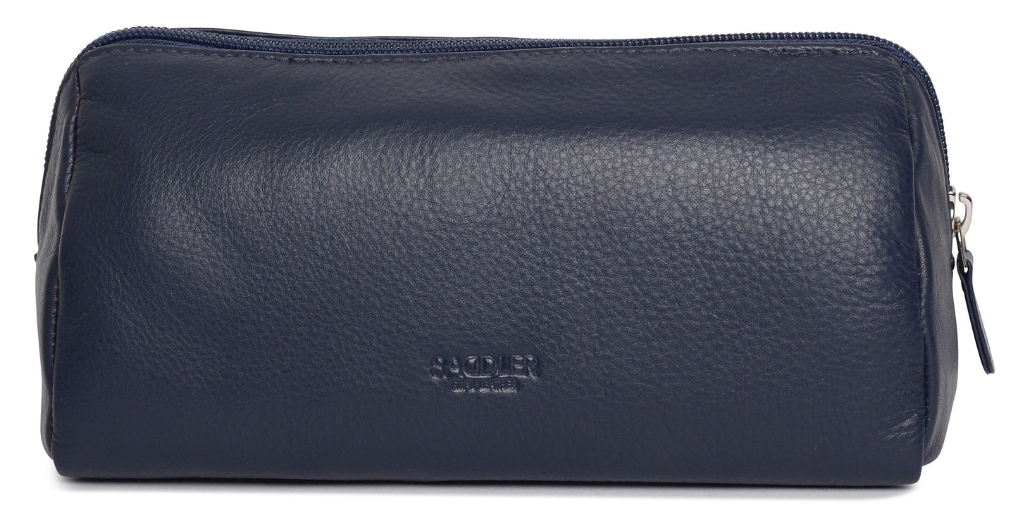 Megan RFID Leather Cosmetic Bag