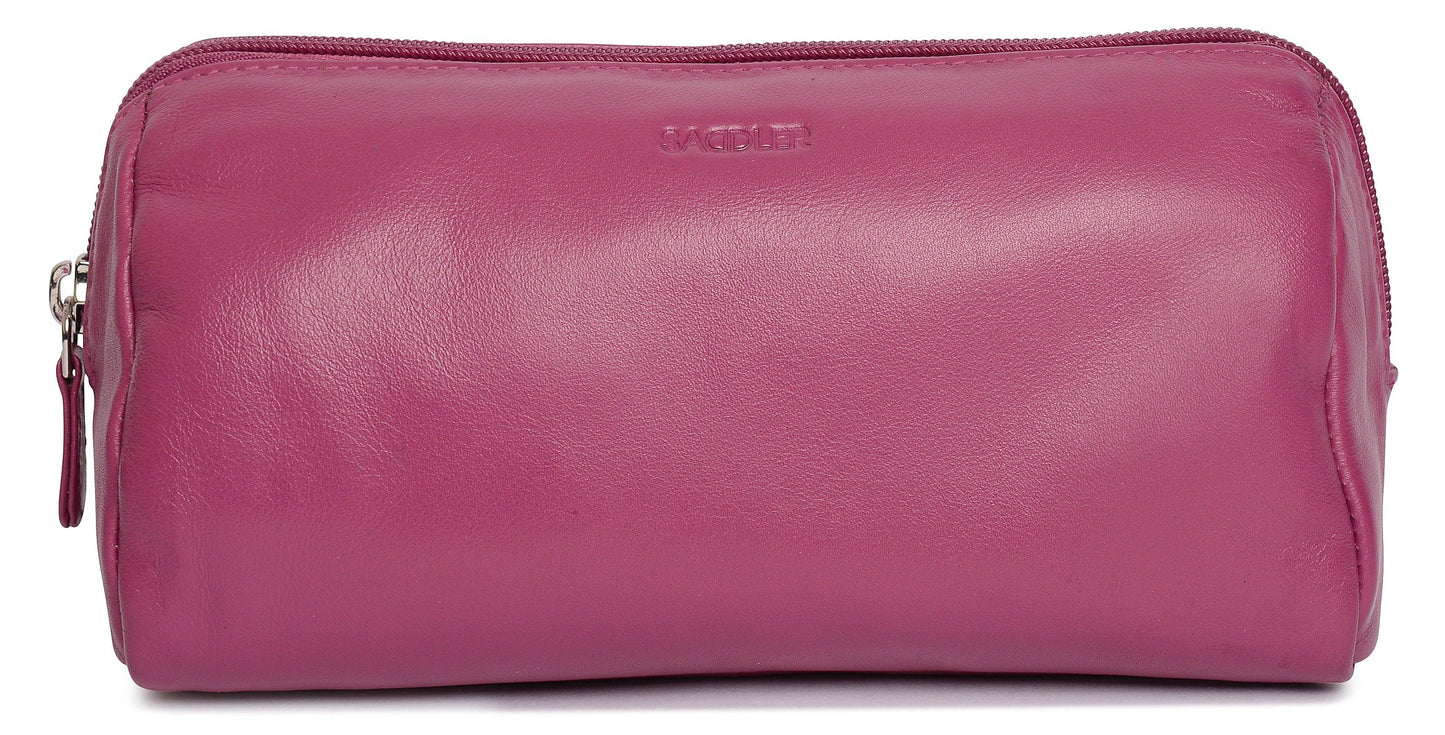Megan RFID Leather Cosmetic Bag