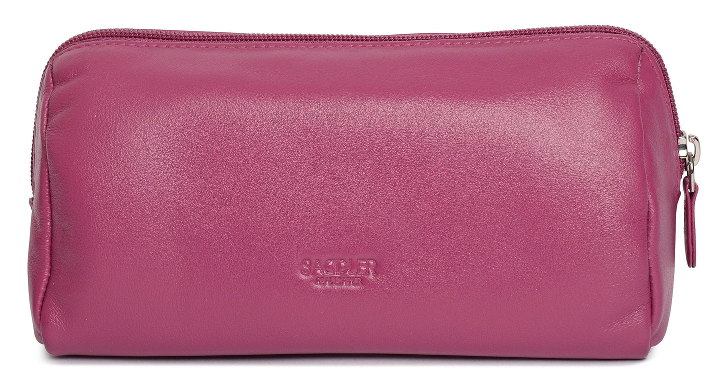 Megan RFID Leather Cosmetic Bag
