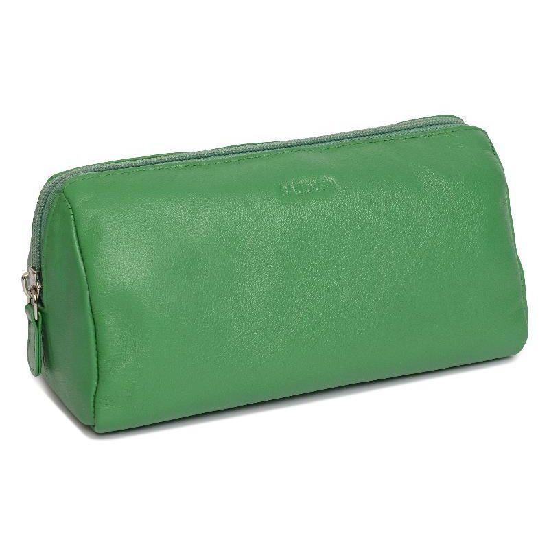 Megan RFID Leather Cosmetic Bag