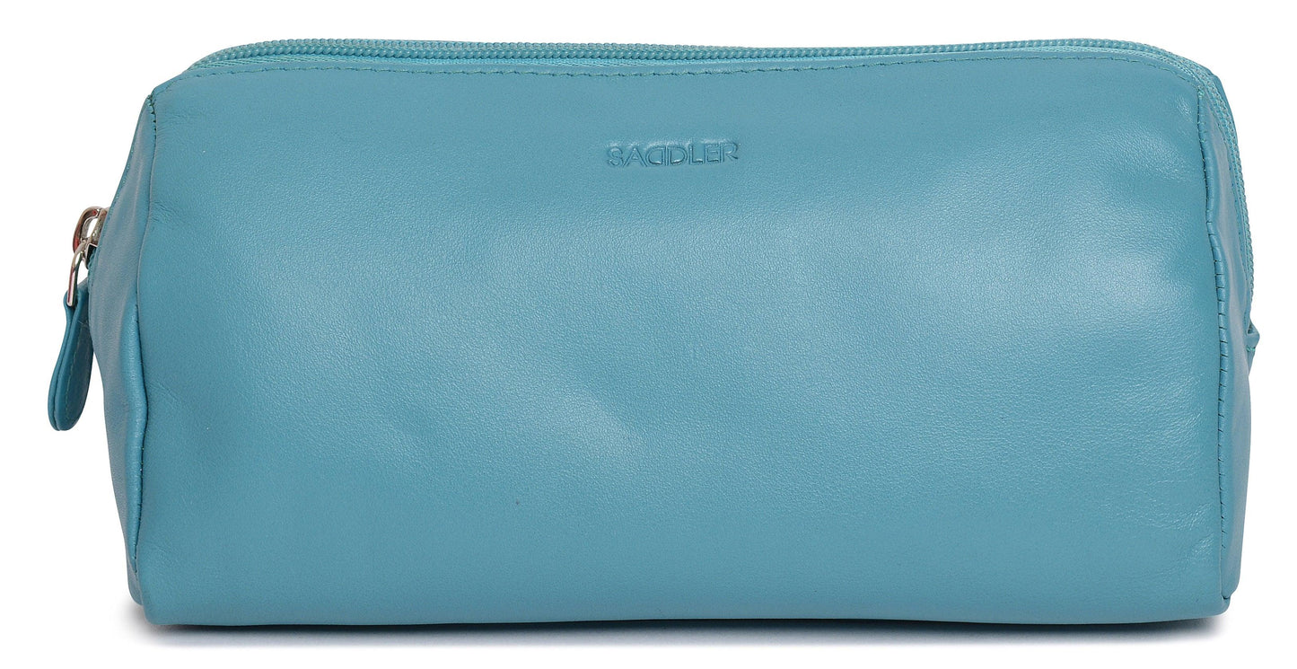 Megan RFID Leather Cosmetic Bag