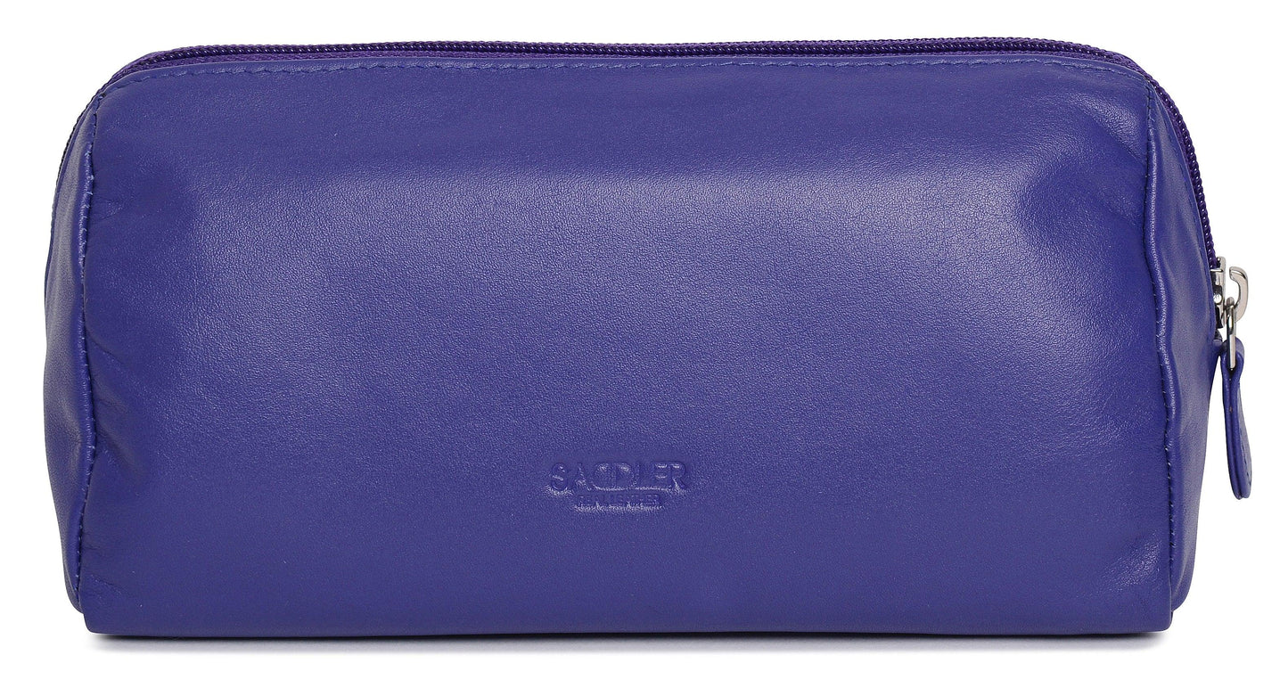 Megan RFID Leather Cosmetic Bag