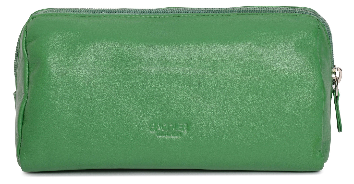Megan RFID Leather Cosmetic Bag