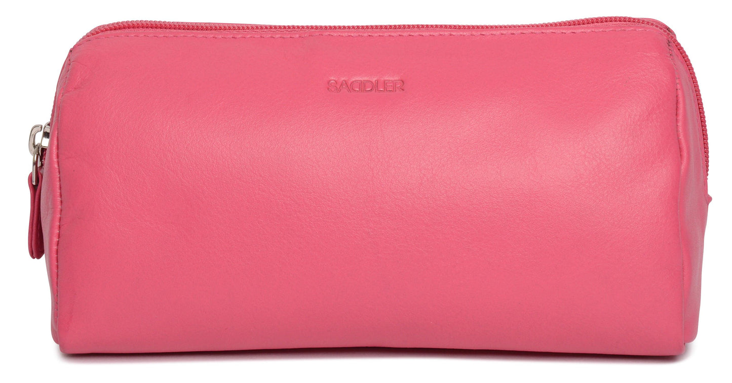 Megan RFID Leather Cosmetic Bag