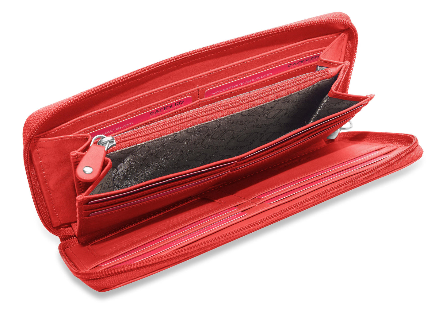 Sophia RFID Leather Zip Around Purse