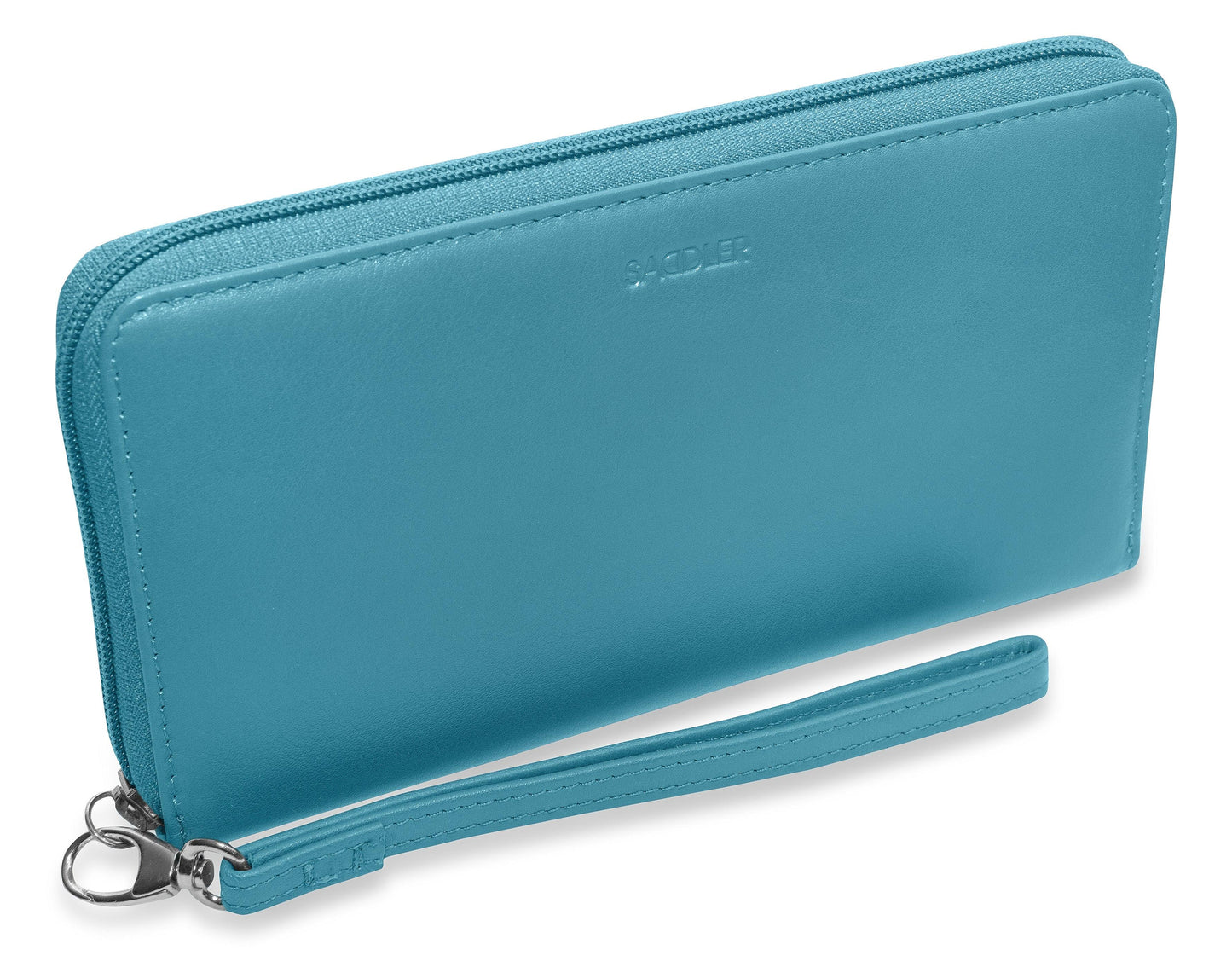 Sophia RFID Leather Zip Around Purse