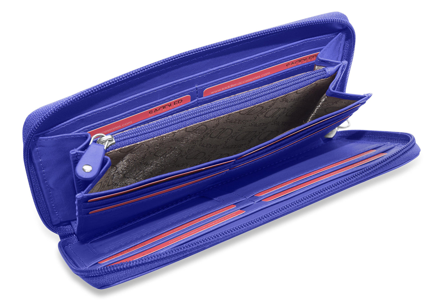 Sophia RFID Leather Zip Around Purse