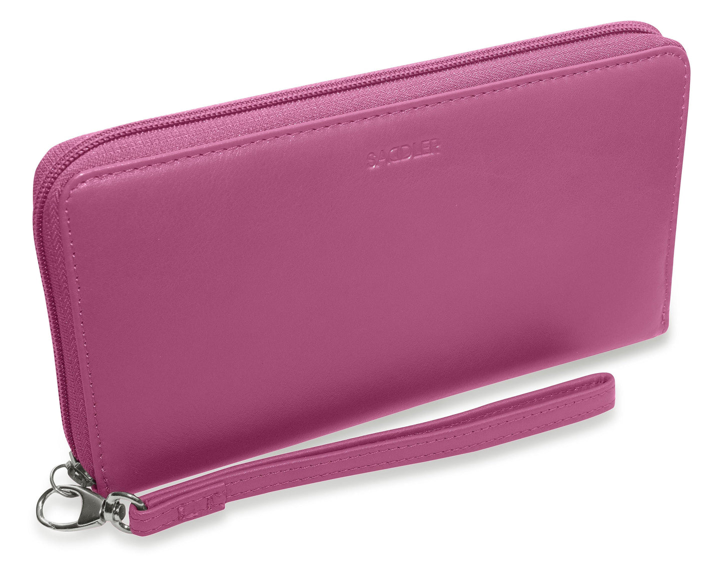 Sophia RFID Leather Zip Around Purse