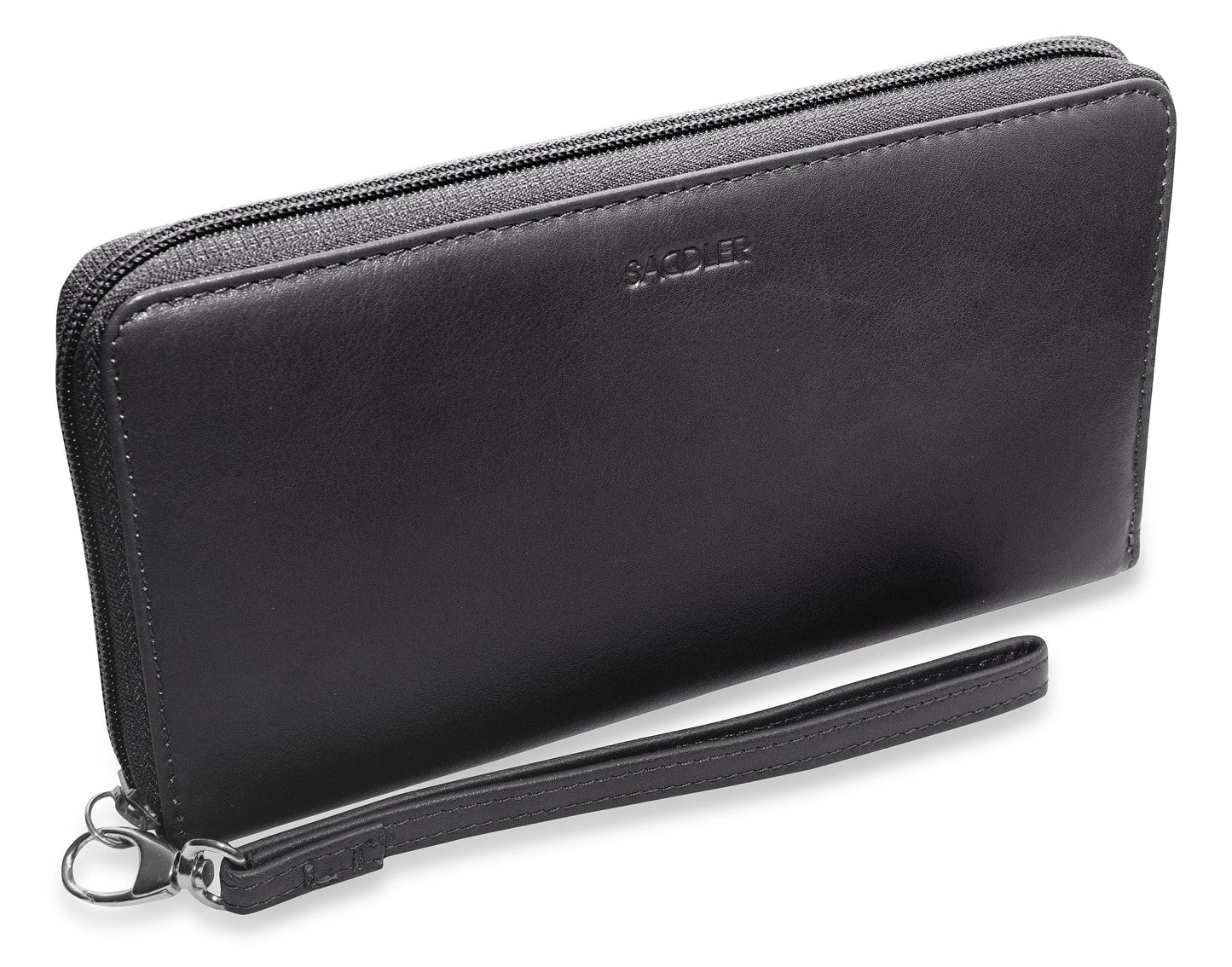 Sophia RFID Leather Zip Around Purse