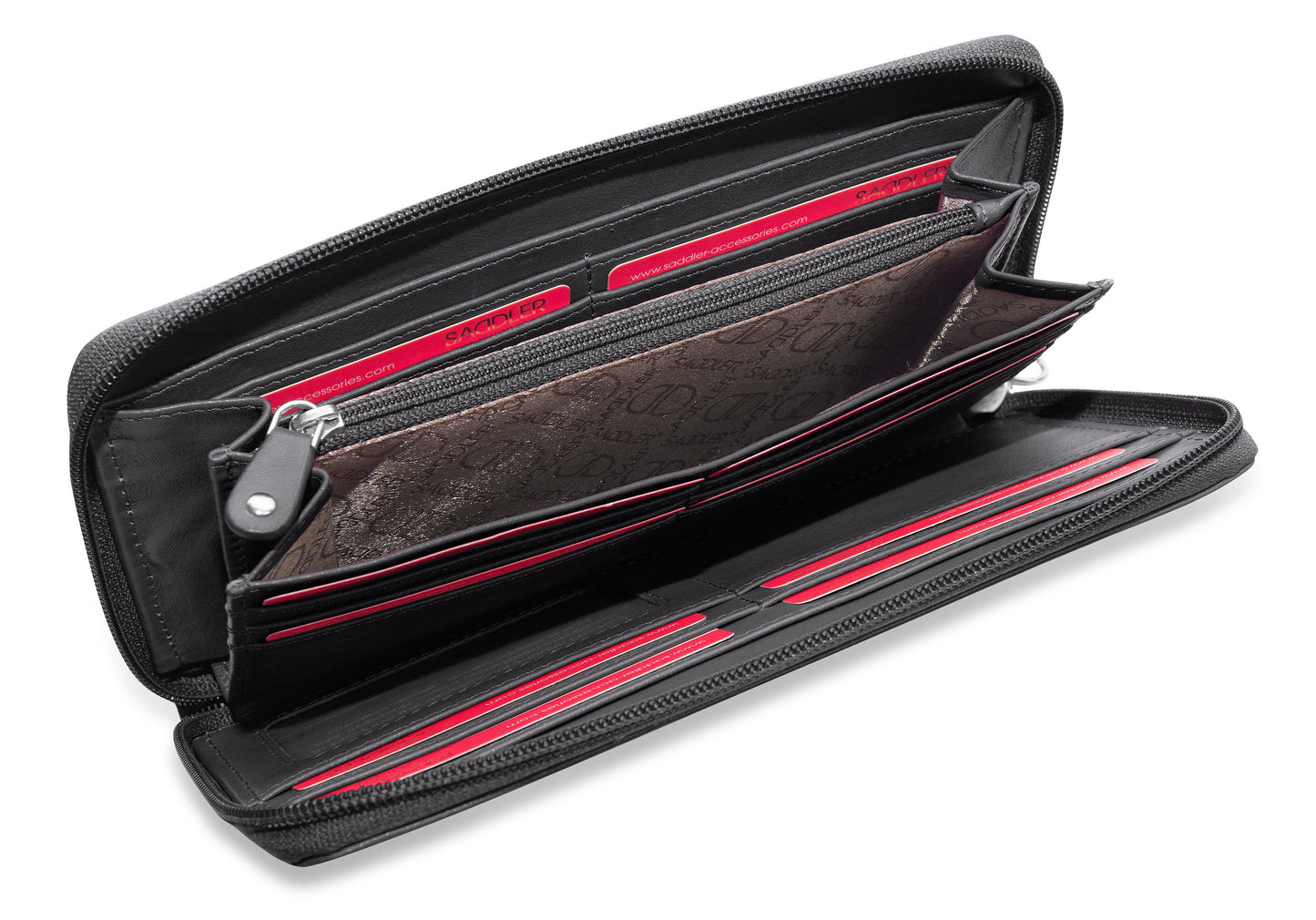 Sophia RFID Leather Zip Around Purse