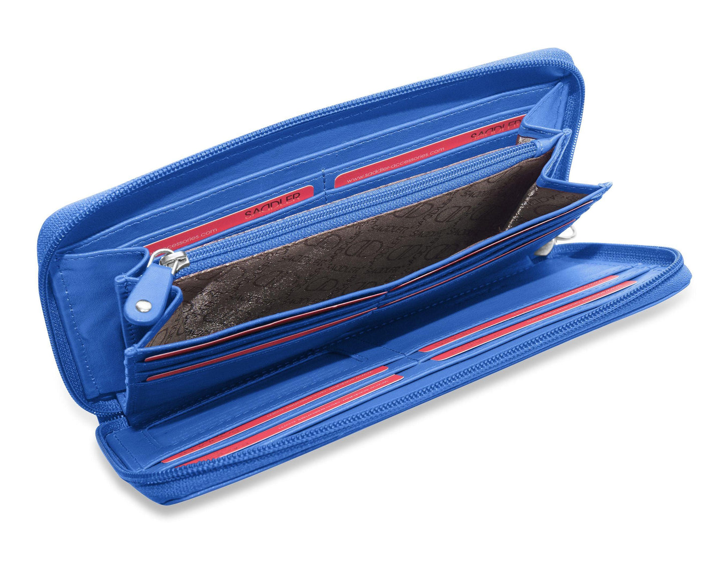 Sophia RFID Leather Zip Around Purse