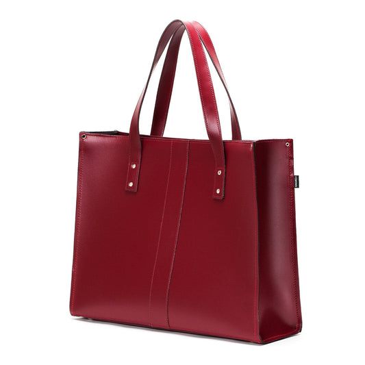 Handmade Leather Shopper – Oxblood