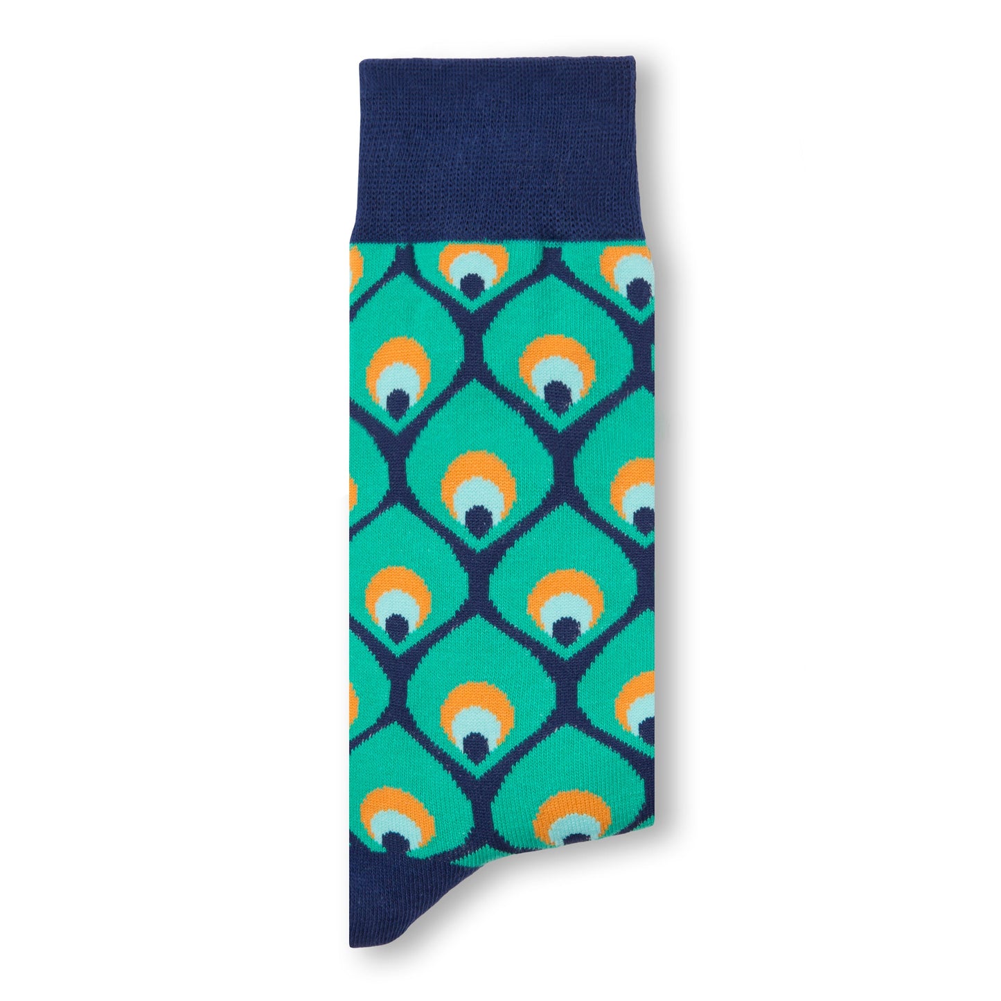 Peacock Organic Cotton Socks - Premium Design