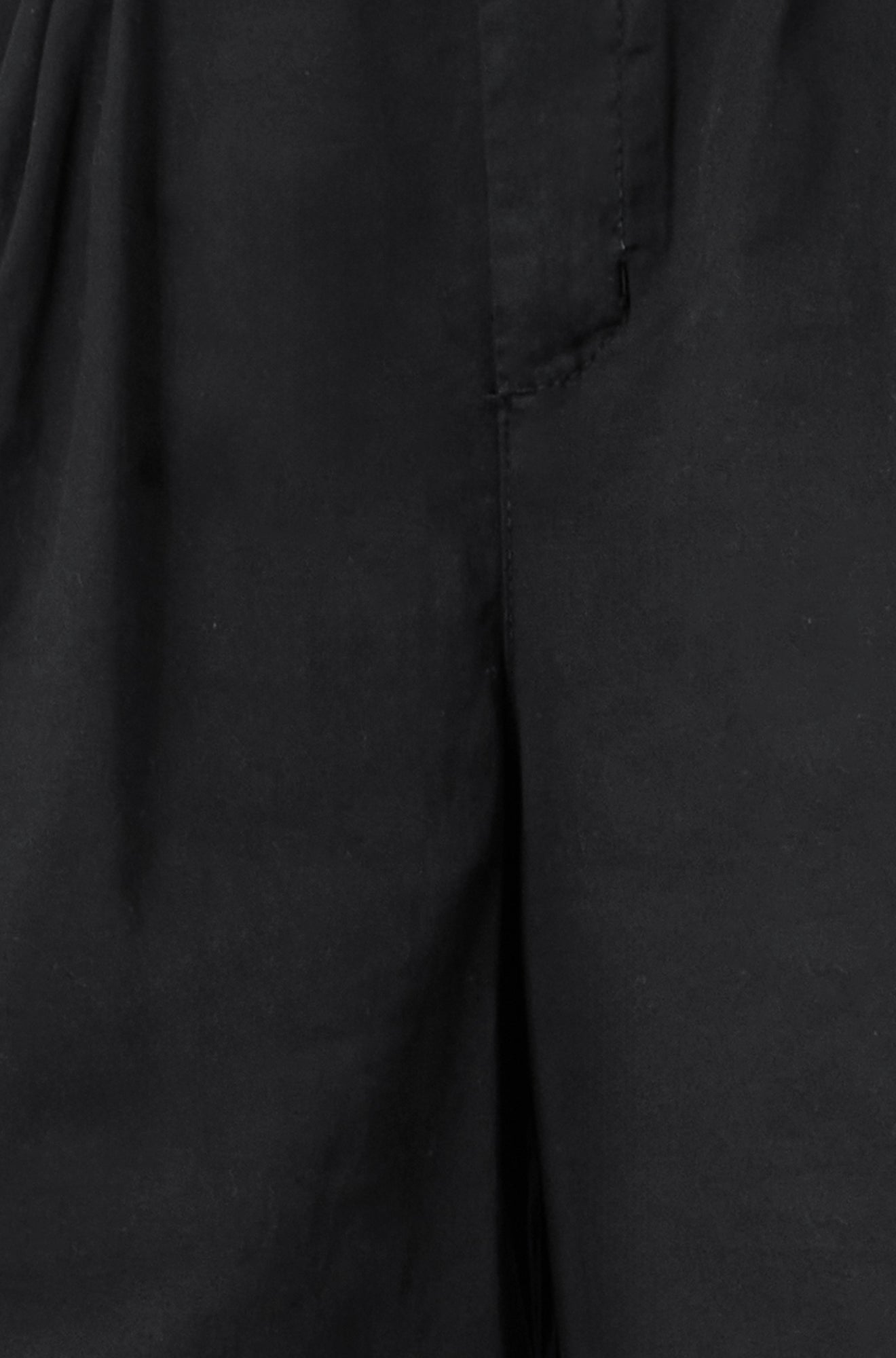 The Black Cotton Bermuda Shorts - Bascora