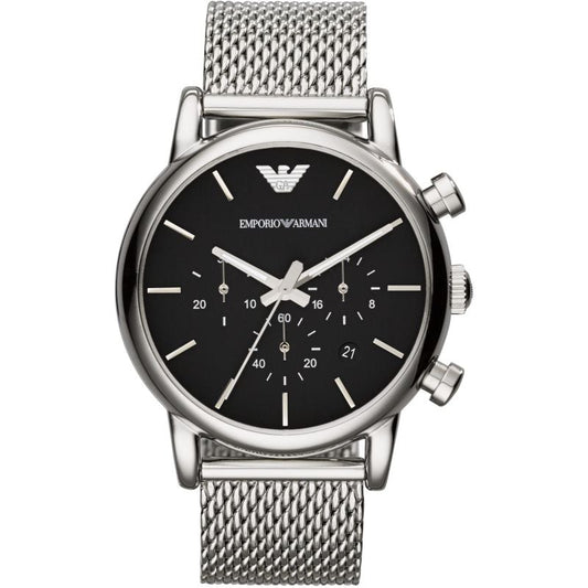 Reloj cronógrafo negro Emporio Armani AR1811 para hombre