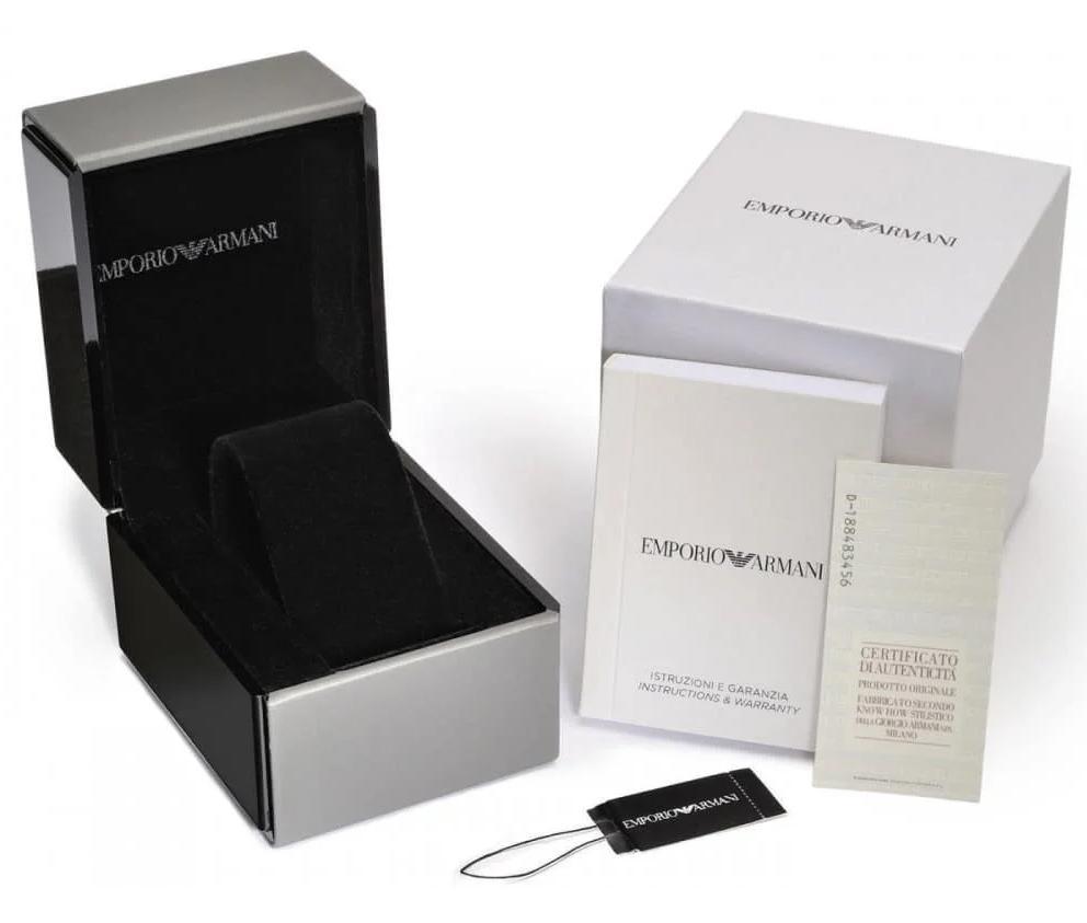 Emporio Armani AR2477 Men's Silver & Blue Watch