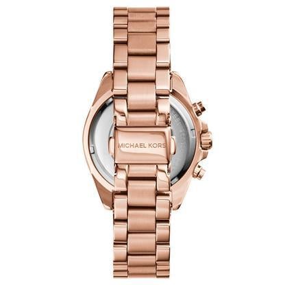 Michael Kors MK5799 Ladies Bradshaw Mini Rose Gold Chronograph Watch