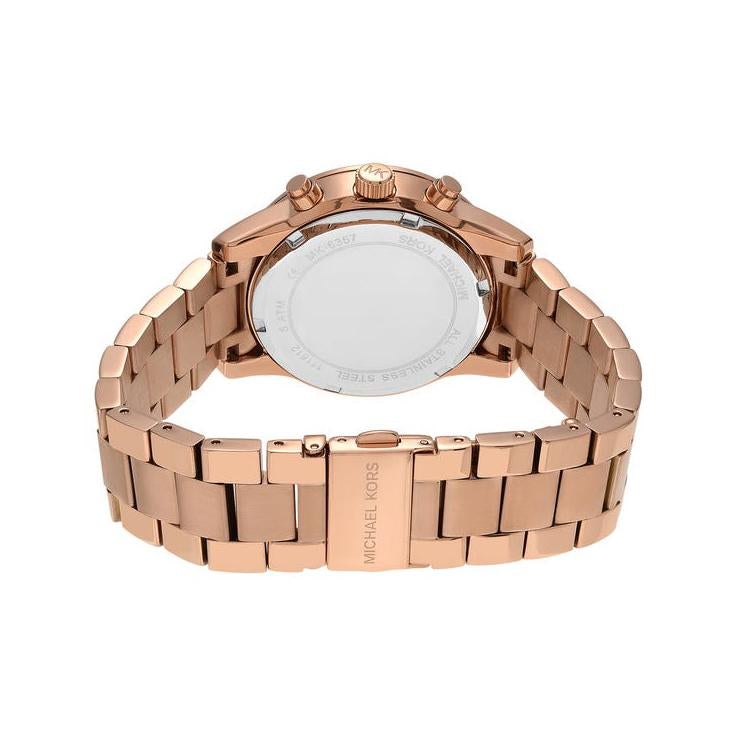 Michael Kors MK6357 Ladies RITZ Rose Gold Chronograph Watch