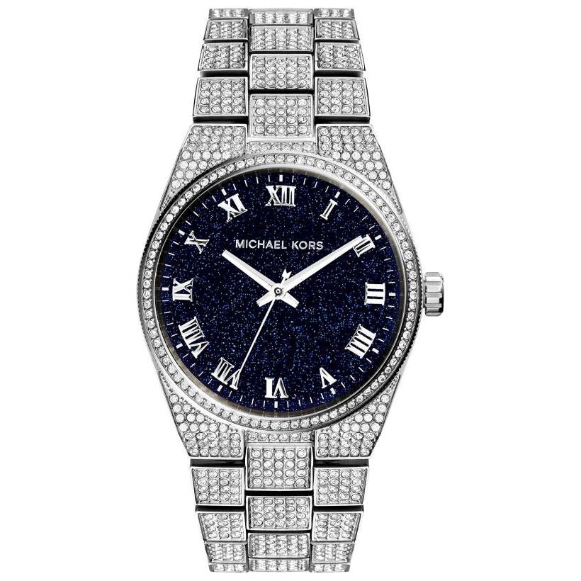 Michael Kors MK6089 Ladies Channing Silver Diamond Chronograph Watch