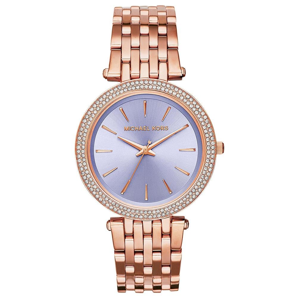 Michael Kors MK3400 Ladies Darci Purple Two-Tone Watch