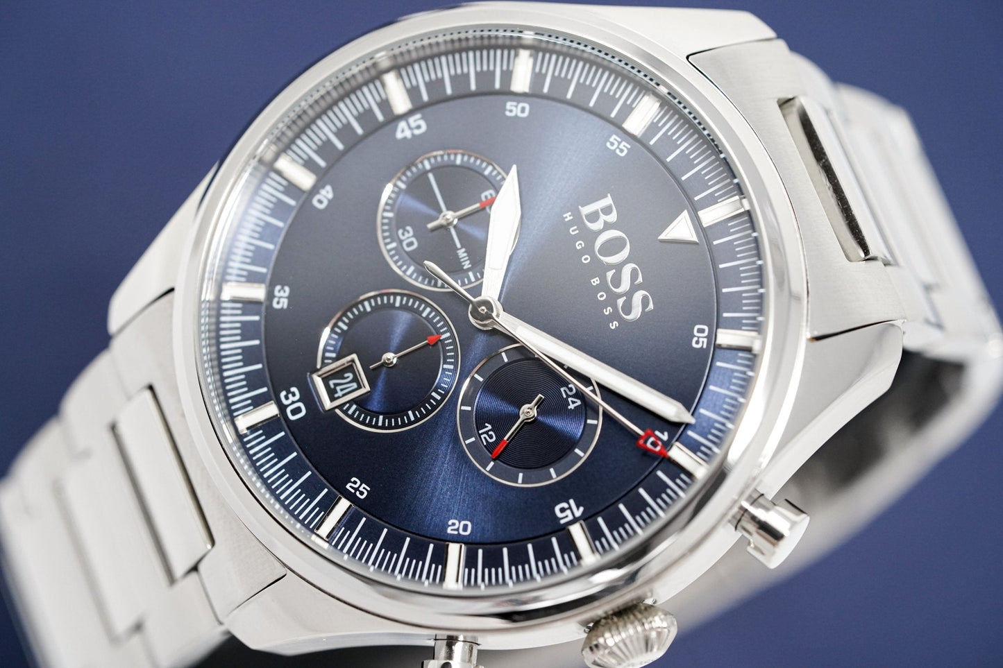 Hugo Boss HB1513867 Men's Chronograph Pioneer Blue Watch