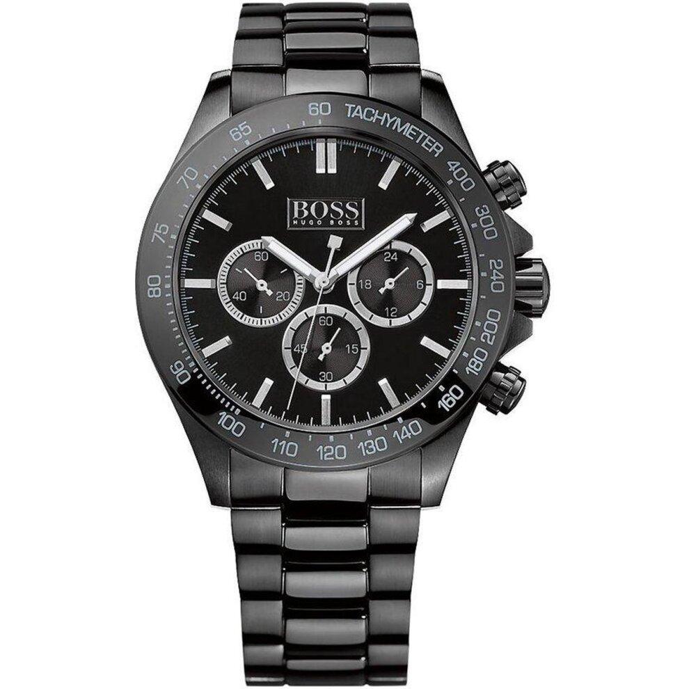 Hugo Boss HB1512961 Men's Chronograph Ikon Black PVD Watch
