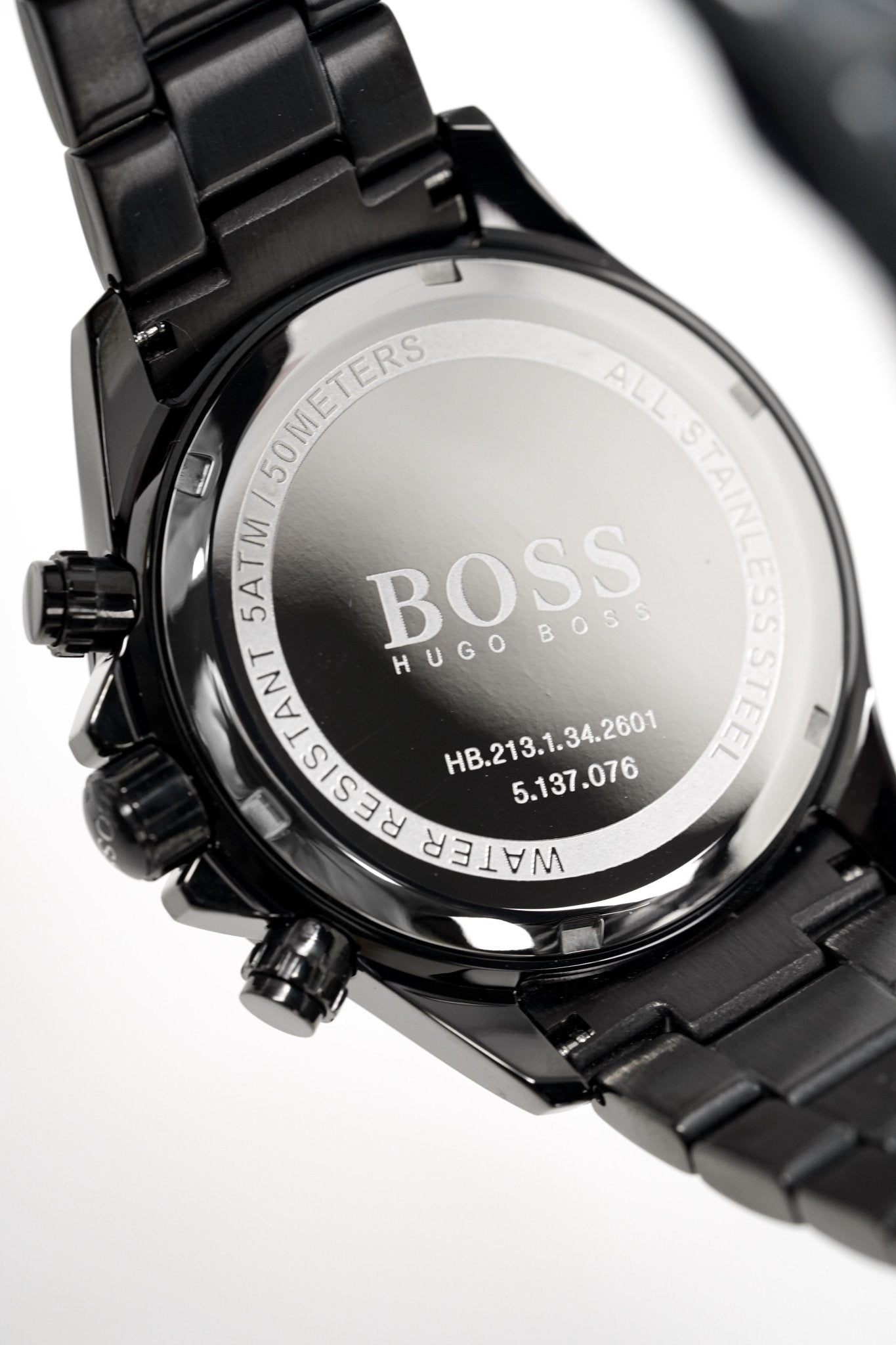 Hugo Boss HB1512961 Men's Chronograph Ikon Black PVD Watch