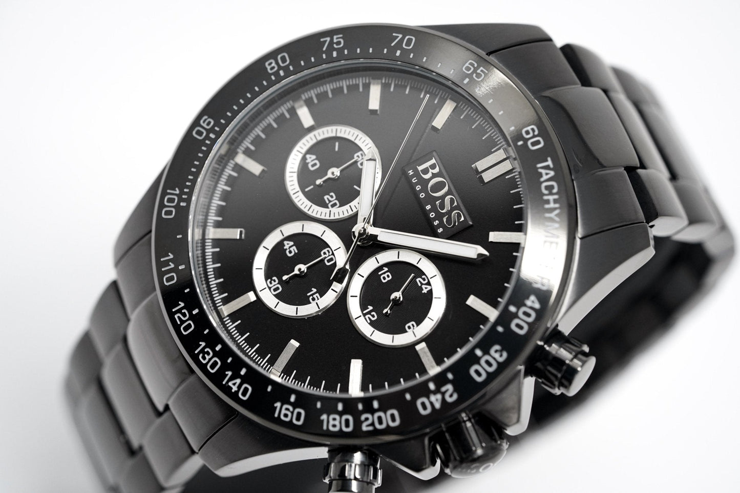 Hugo Boss HB1512961 Men's Chronograph Ikon Black PVD Watch