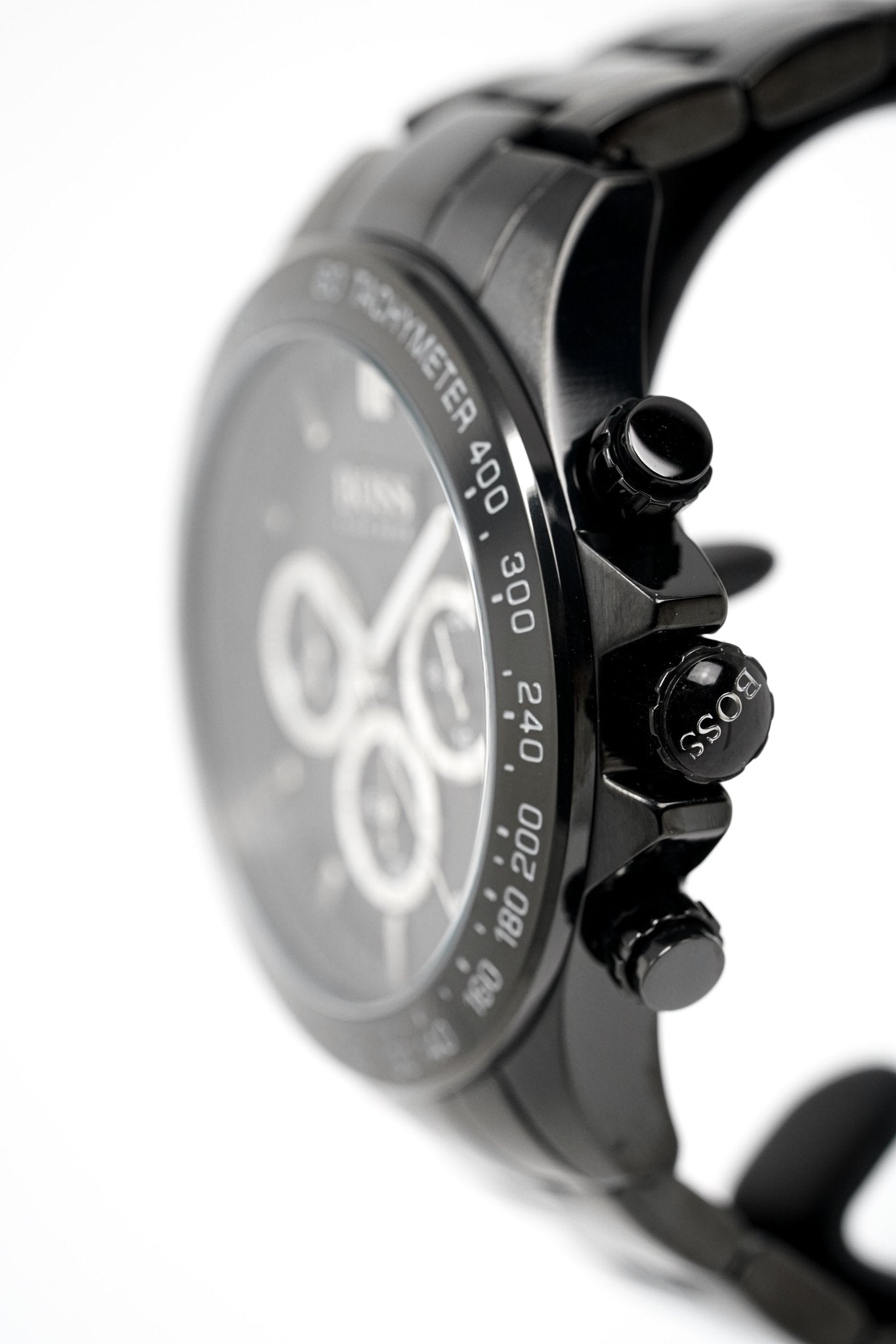 Hugo Boss HB1512961 Men's Chronograph Ikon Black PVD Watch